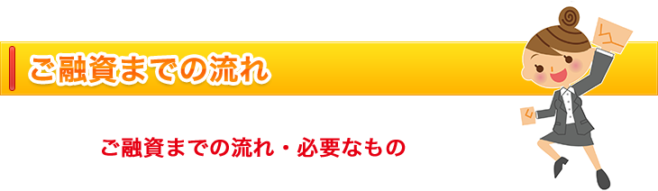 ご融資までの流れ